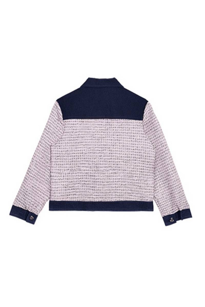 Жакет с застежкой на пуговицах и люрексовой нитью Bell Bimbo 200116 цветной метанит - фото 4