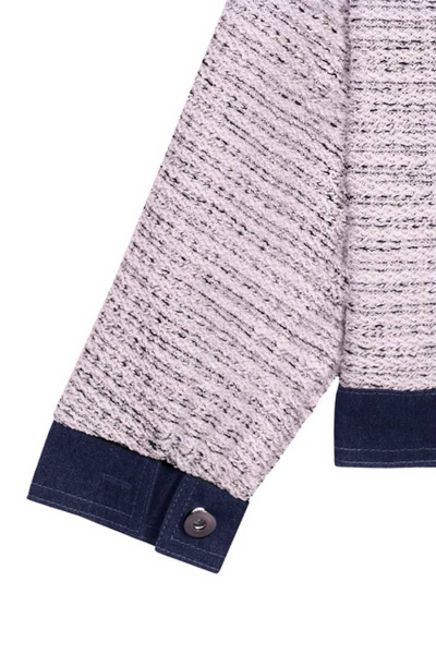 Жакет с застежкой на пуговицах и люрексовой нитью Bell Bimbo 200116 цветной метанит - фото 6