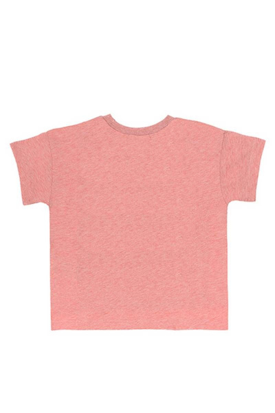 Майка из хлопка розовая меланж с удлиненной спиной Bell Bimbo 200142 розовый меланж - фото 2