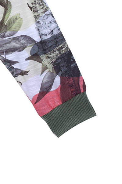 Джемпер для мальчика с круглым вырезом и принтом в стиле джунгли Bell Bimbo 200143 набивной - фото 4