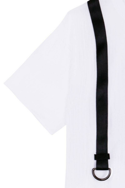 Майка с принтом и контрастным кантом для мальчика Bell Bimbo 200243 белый - фото 5