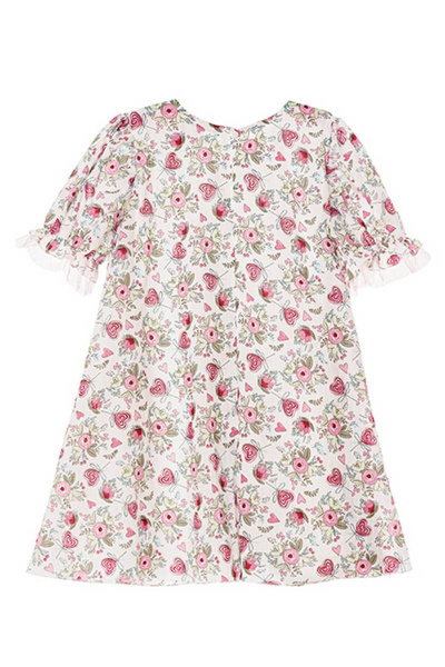 Летнее платье для девочки с рукавом-фонариком Bell Bimbo 201020 набивной - фото 2