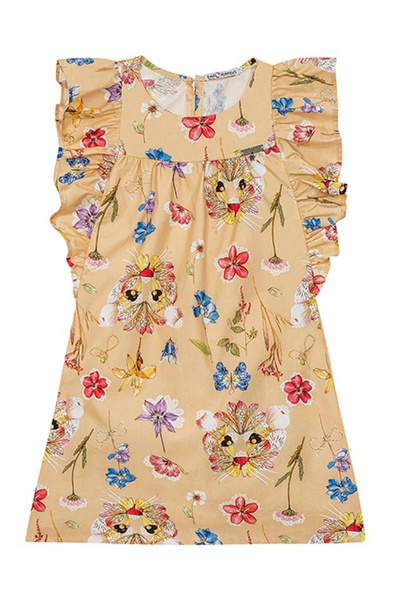 Платье трапеция из хлопка с крылышками для девочки Bell Bimbo 201059 набивной - фото 2