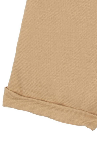 Летние хлопковые шорты с поясом и подворотами Bell Bimbo 201123 св.бежевый - фото 4