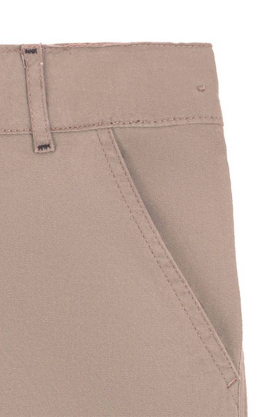 Шорты для мальчика бежевые с отворотами из хлопка Bell Bimbo 201193 бежевый - фото 4