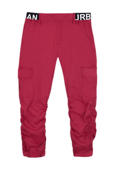 Брюки для мальчика с накладными карманами из хлопка Bell Bimbo 201194 бордо - фото 3