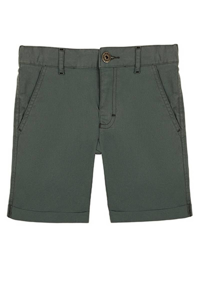 Шорты для мальчика в стиле на каждый день с накладными карманами Bell Bimbo 201237 оливковый - фото 1