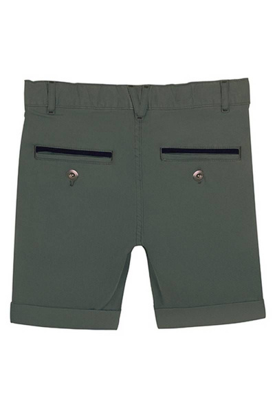 Шорты для мальчика в стиле на каждый день с накладными карманами Bell Bimbo 201237 оливковый - фото 2