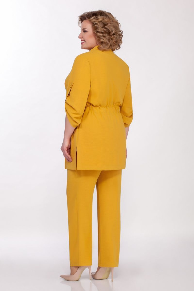 Блуза, брюки, жакет Tellura-L 1491-3 горчица - фото 2
