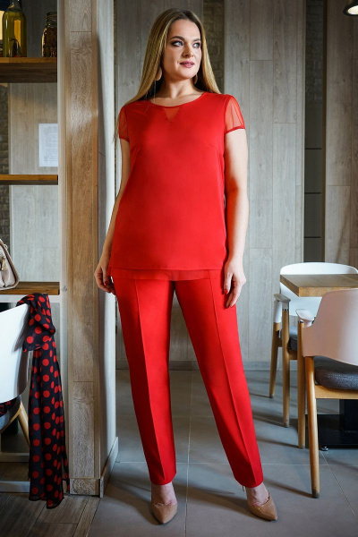 Блуза, брюки, накидка Alani Collection 1144 - фото 4