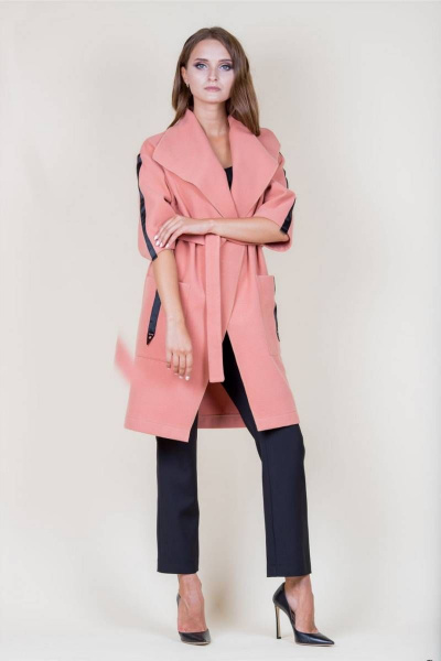 Деловая юбка с декоративным оформлением и металлическим поясом S. Veles 5-165 - фото 1