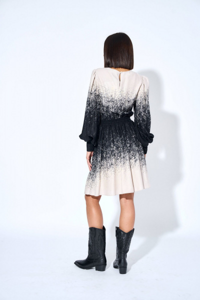 Платье из костюмной ткани с присборенными деталями AG Green G461/1 - фото 5