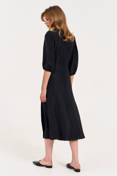 Платье LeNata 11342 рисунок-на-черном - фото 6