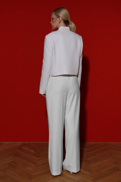 Комплект 3ка из твида: жакет, жилетка и брюки LM.Wear М28-3 - фото 5