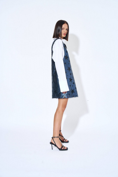 Платье из плательной ткани с круглым вырезом AG Green G478/1 - фото 5