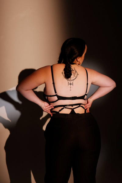 Черные базовые трусы для ежедневной носки LoveLace ТР0093 черный - фото 4