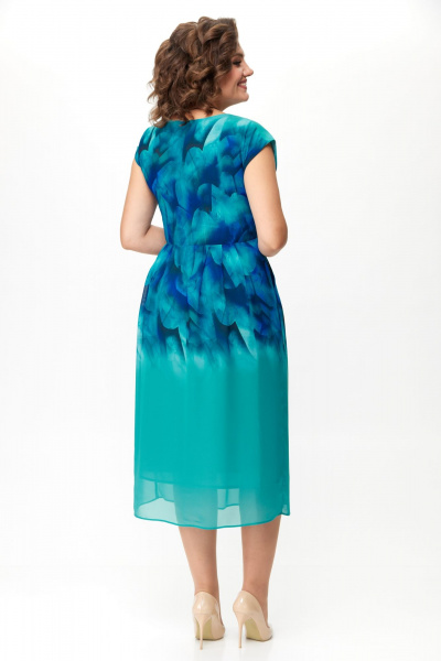 Платье нарядное из шифона с карманами и поясом Solomeya Lux 959 - фото 9