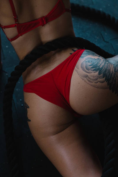 Красные трусы на каждый день из эластичного хлопка LoveLace ТР0166 красный - фото 5