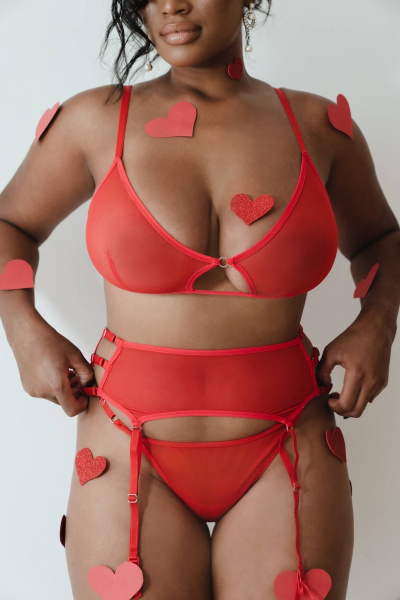 Красные трусы на каждый день из эластичного хлопка LoveLace ТР0166 красный - фото 2