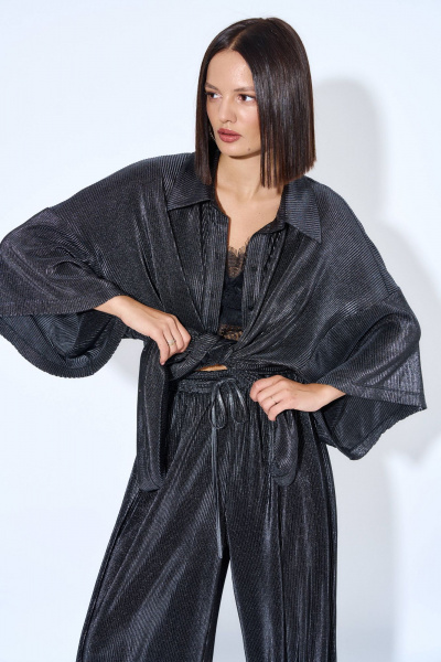 Круглогодичные женские нарядные брюки из трикотажа AG Green G480/6 - фото 6