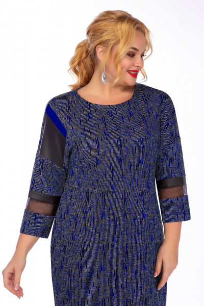 Платье женское демисезонное из жаккардового трикотажа Sharm-Art 1027/4 - фото 3
