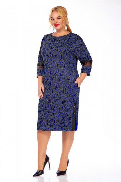 Платье женское демисезонное из жаккардового трикотажа Sharm-Art 1027/4 - фото 2