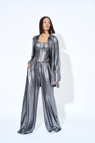 Брюки женские трикотажные с эластичным поясом AG Green G483/6 - фото 6