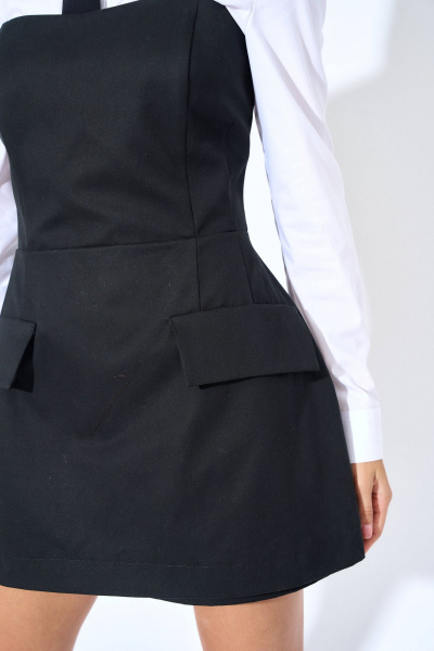 Комбинезон из костюмно-плательной ткани с талевыми вытачками AG Green G487/2 - фото 6