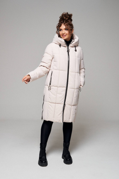 Пальто Beautiful&Free 6112 молочный - фото 2