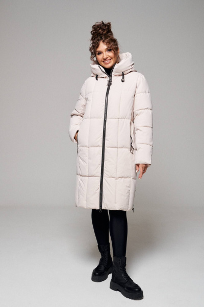 Пальто Beautiful&Free 6112 молочный - фото 1