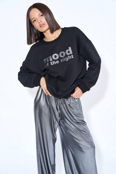 Платье из трикотажа с отлетной верхней частью AG Green G490/9 - фото 4