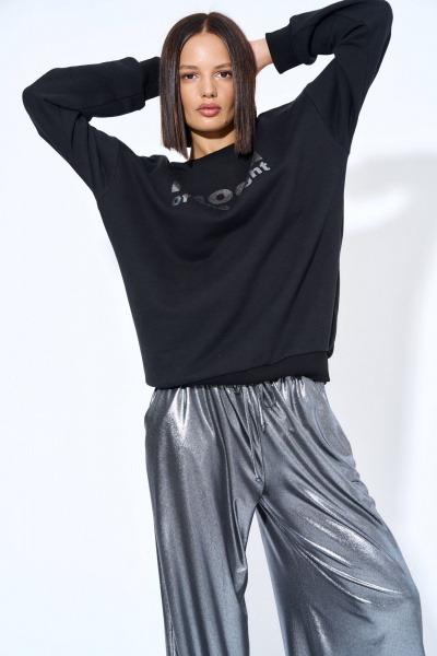 Платье из трикотажа с отлетной верхней частью AG Green G490/9 - фото 3