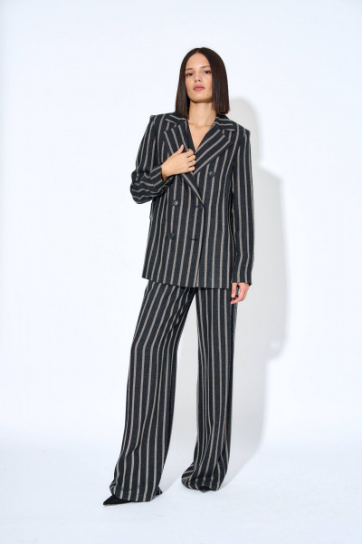 Жакет из костюмно-плательной ткани с накладными карманами AG Green G497/4 - фото 6