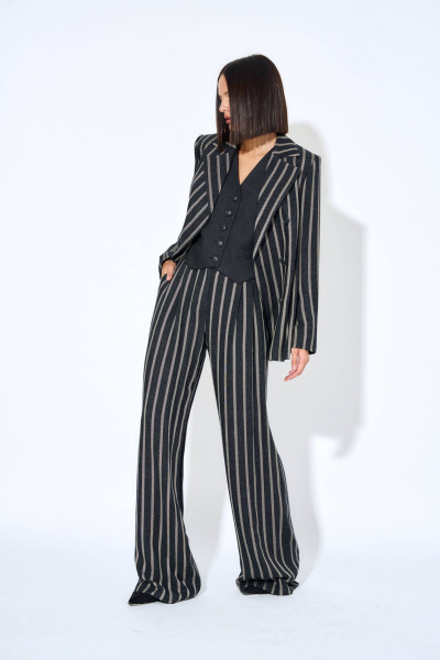 Жакет из костюмно-плательной ткани с накладными карманами AG Green G497/4 - фото 4