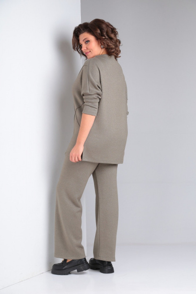 Комплект из трикотажных брюк и джемпера с защипами Диомант 1933 - фото 7