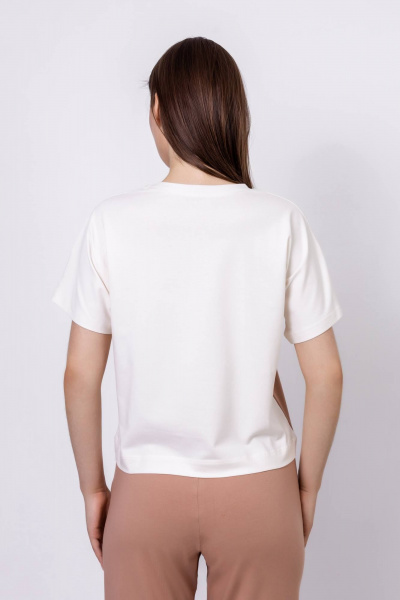 Брюки, майка ЛЕДИ ГРАНД 2328104 шампань+песок - фото 4