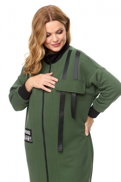 Платье Michel chic 2146 зеленый - фото 2