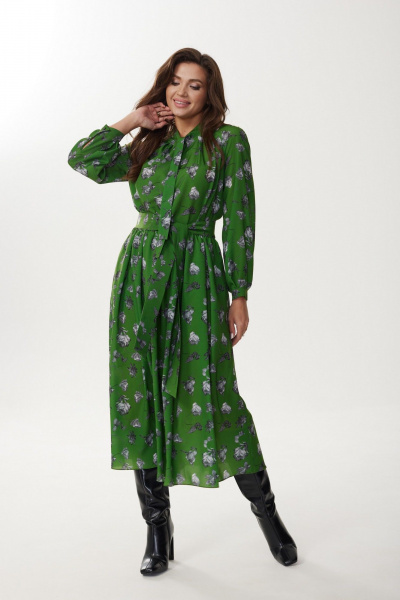 Платье MALI 423-081 травяной - фото 2