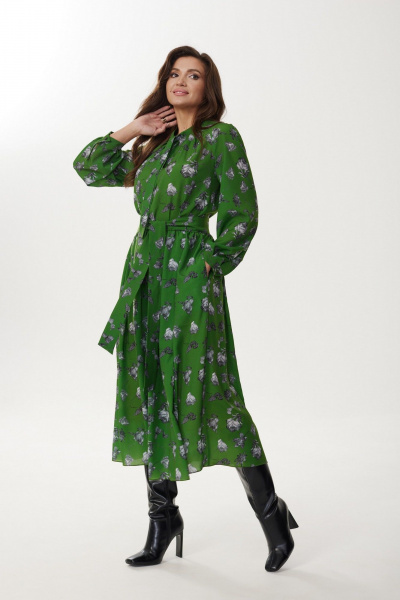 Платье MALI 423-081 травяной - фото 1