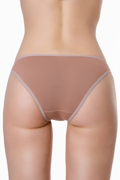 Трусы из трикотажа с низким вырезом и комфортной посадкой ЛЕДИ ГРАНД 201122-1 песок - фото 2
