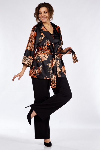 Блуза, брюки, жакет Matini 1.1711 оранж - фото 4