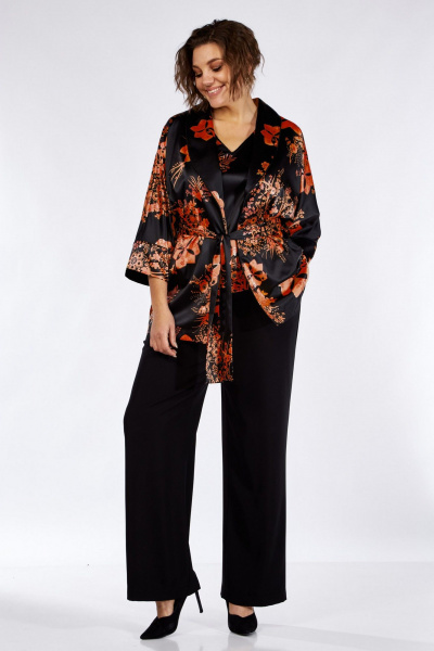 Блуза, брюки, жакет Matini 1.1711 оранж - фото 2