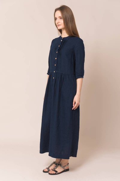 Платье Ружана 397-2 темно-синий - фото 5