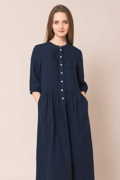 Платье Ружана 397-2 темно-синий - фото 4