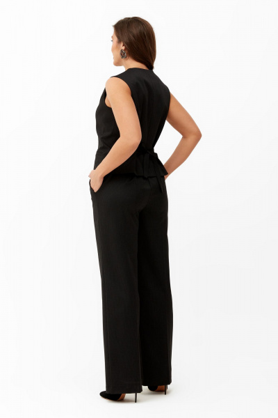 Брюки, жакет, жилет Andina city 9033 черный - фото 7