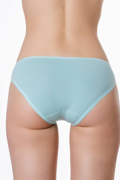 Трусы со средним вырезом из трикотажа для ежедневного использования ЛЕДИ ГРАНД 201112-1 мята - фото 2