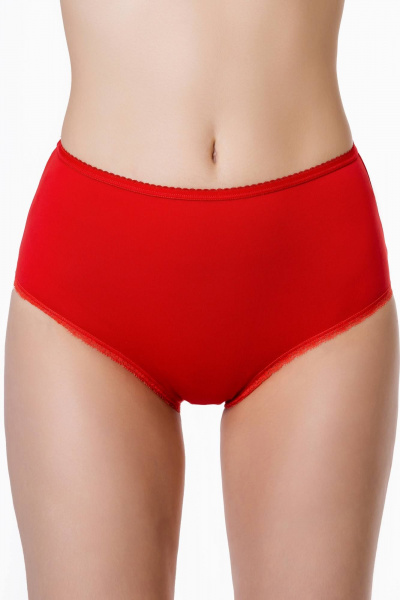 Трусы с высокой посадкой, комфорт и стиль ЛЕДИ ГРАНД 231117 красный - фото 3
