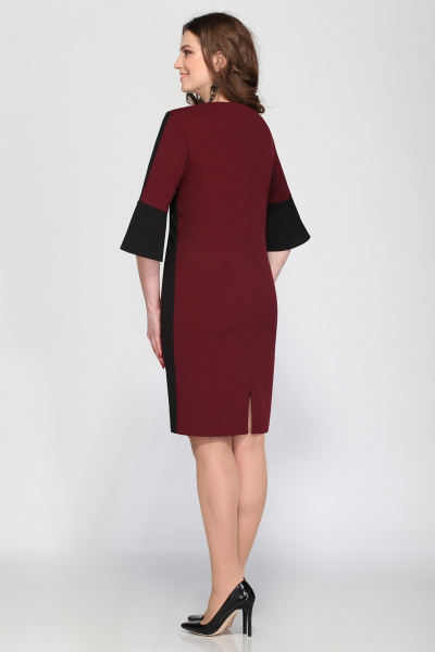 Платье на каждый день с V-образным вырезом и контрастной отделкой Matini 3.1159 - фото 3
