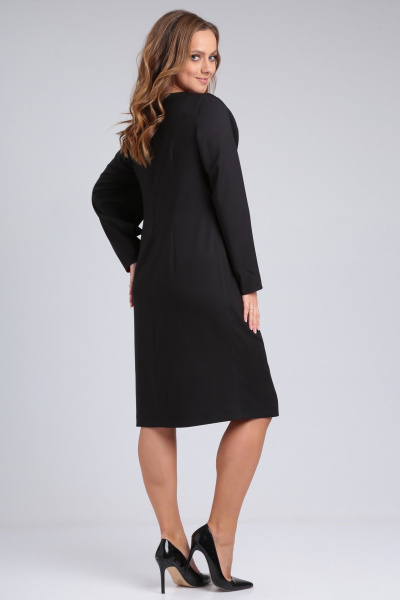 Платье нарядное с вышивкой и разрезом, стиль классика Angelina & Сompany 932 - фото 2