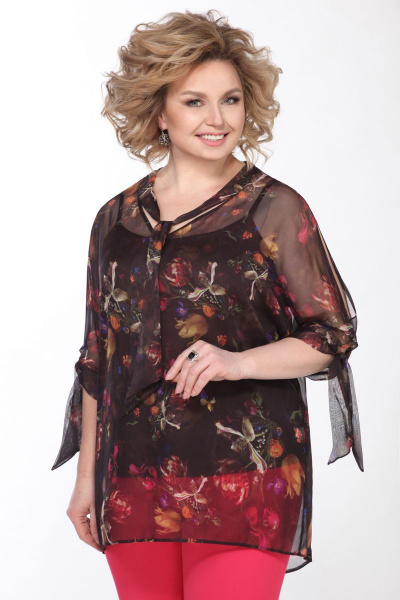 Блуза, топ Matini 1.1312 тюльпаны - фото 1